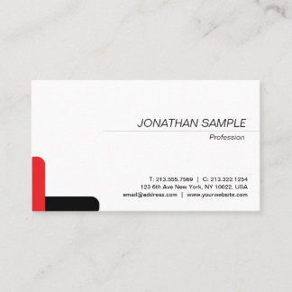 Modern Elegant Minimalist Design Trendy Plain Business Card