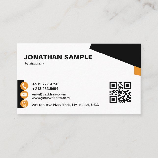 Modern Elegant Minimalist Design Trendy Plain Business Card (Front)