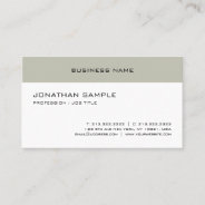 Modern Elegant Minimalist Design Trendy Template Business Card at Zazzle