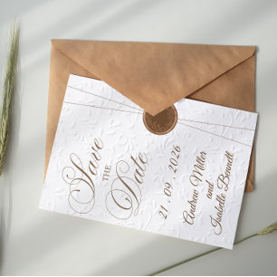 Modern Elegant Minimalist Holiday Wedding Thank You Card