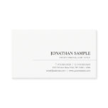 Modern Elegant Minimalist Professional Plain Business Card Modern Elegant Minimalist Professional Plain Business Card