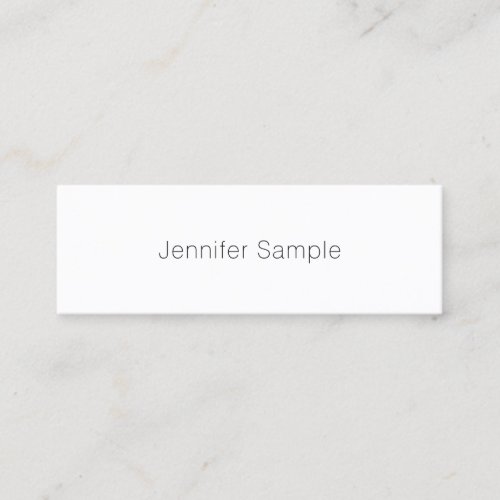 Modern Elegant Minimalist Professional Simple Chic Mini Business Card