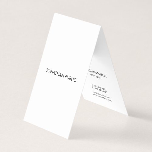 Modern Elegant Minimalist Professional Simple Cool Business Card