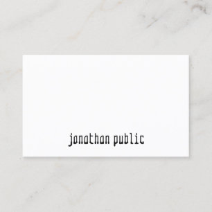 Modern Elegant Minimalist Professional Template Business Card