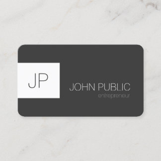 Modern Elegant Minimalist Rounded Corners Business Card