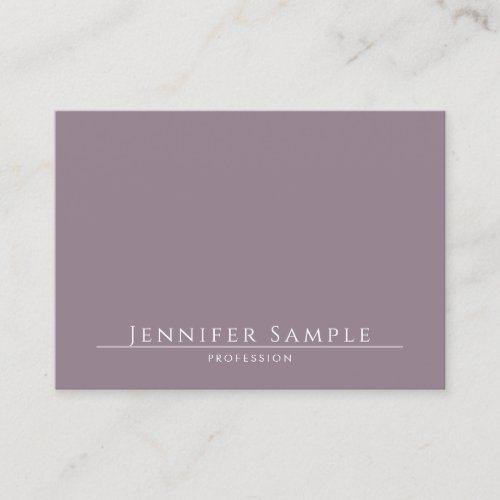 Modern Elegant Minimalist Salon Template Elite Business Card