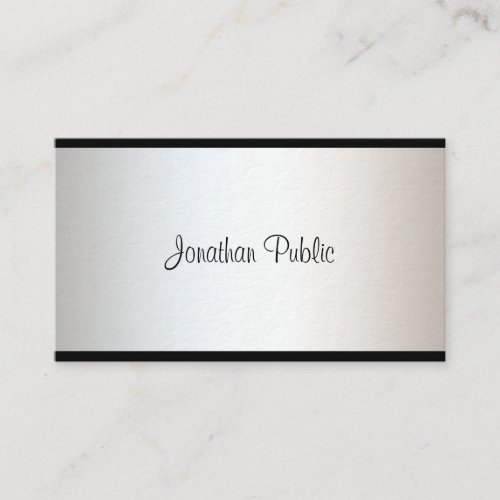 Modern Elegant Minimalist Simple Professional Luxe Business Card