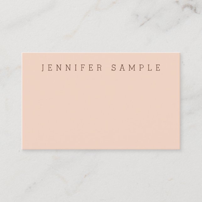 Modern Elegant Minimalistic Design Template Business Card (Front)