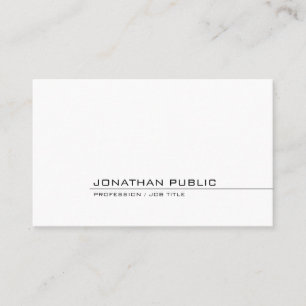 Modern Elegant Minimalistic Template Professional Business Card