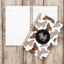 Modern Elegant Monarch Butterfly Monogrammed Planner