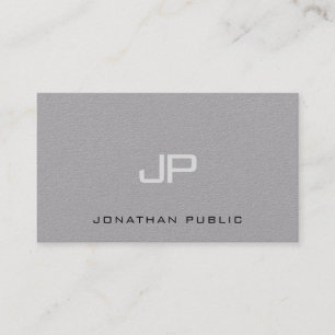 Modern Elegant Monogram Minimalist Template Luxury Business Card