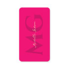 Modern Elegant Monogram Pink