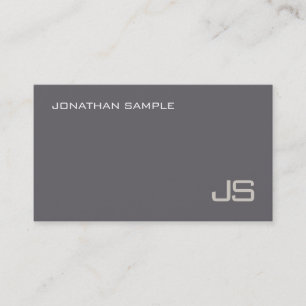 Modern Elegant Monogram Professional Template Luxe Business Card