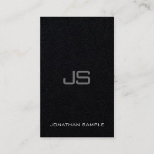 Modern Elegant Monogram Template Luxurious Business Card