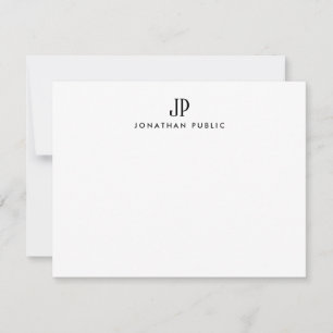 Modern Elegant Monogram Template Simple Minimalist