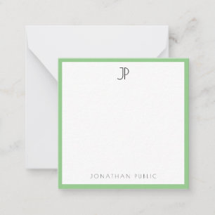 Modern Elegant Monogrammed Simple Template Trendy