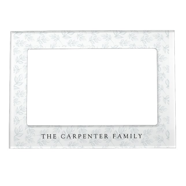 Modern Elegant Monotone Pattern Magnetic Frame (Front)