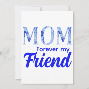 Modern Elegant Mother’s Day Forever Friend Holiday Card