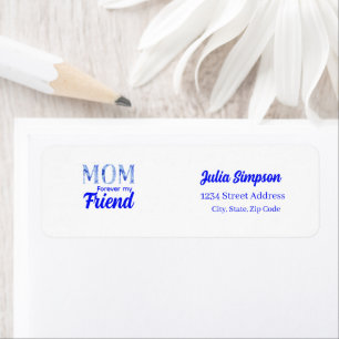 Modern Elegant Mother’s Day Forever Friend Label
