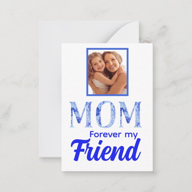 Modern Elegant Mother’s Day|Forever Friend Note Card (Front)