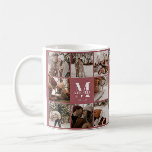 Modern Elegant Multi Photo Collage Cute Keepsake Coffee Mug