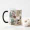 Modern elegant multi photo family beige