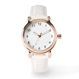 Modern Elegant Newly Wed Wedding Photo Anniversary Watch