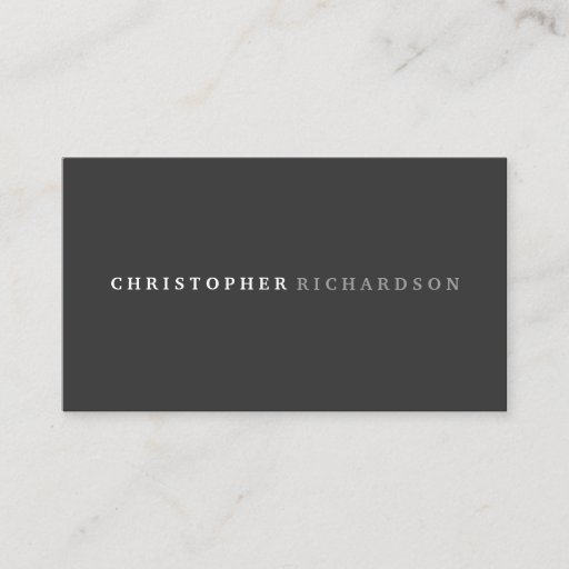 Customizable MODERN &amp; ELEGANT No. 1 Business Card