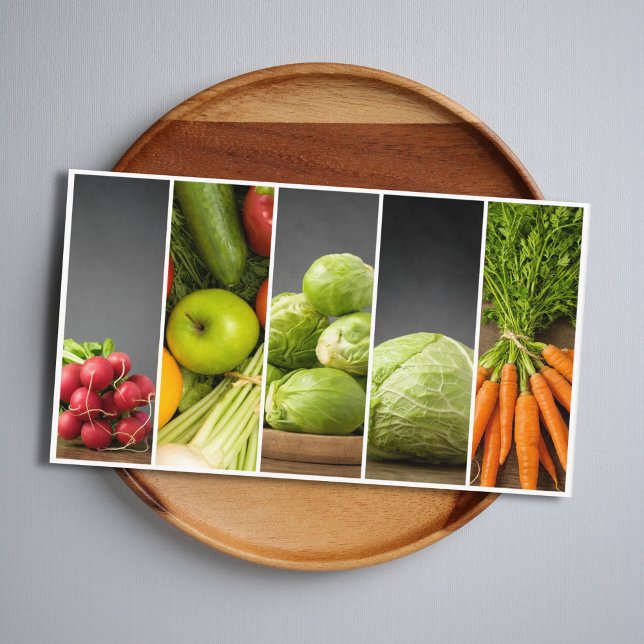 Modern Elegant Nutritionist Personal Chef Business Card (Creator Uploaded)