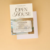 Modern Elegant Open House Photo Logo Business