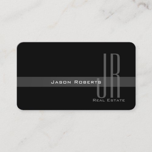 Modern elegant pale style business card