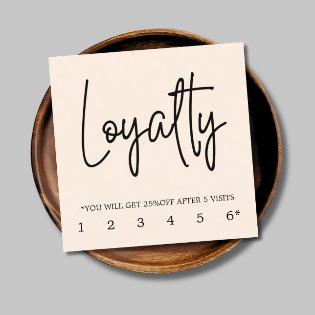 Modern Elegant Pastel Loyalty Card (Creator Uploaded)