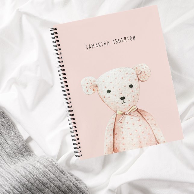 Modern Elegant Pastel Pink Baby Gift For Mom To Be Notebook (Creator Uploaded)