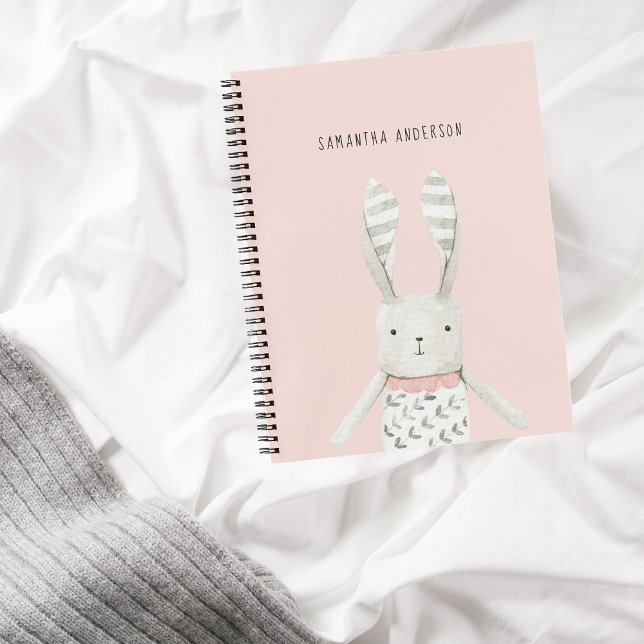 Modern Elegant Pastel Pink Baby Gift For Mom To Be Notebook (Creator Uploaded)