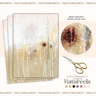 Modern Elegant Pattern Abstract Tissue Paper