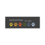 Modern Elegant Paws Pet Sitter Veterinarian Mini Business Card Modern Elegant Paws Pet Sitter Veterinarian Mini Business Card