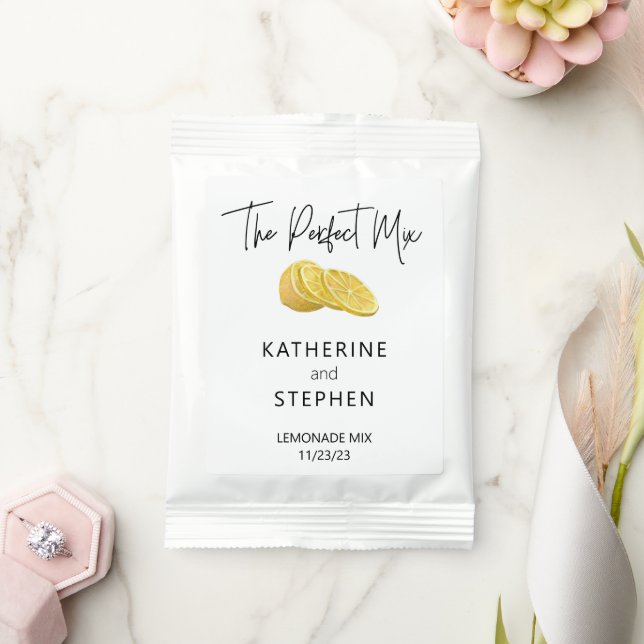 Modern Elegant Perfect Mix Wedding Lemonade (Wedding)