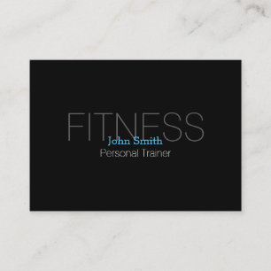 Modern Elegant Personal Fitness Trainer Business Card