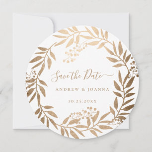 Modern Elegant Personalized Gold Monogram