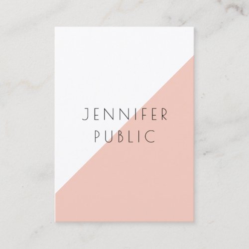 Modern Elegant Personalized Minimalistic Template Business Card
