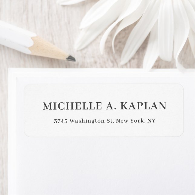 Modern Elegant Plain Minimalist Creative Label (Insitu)