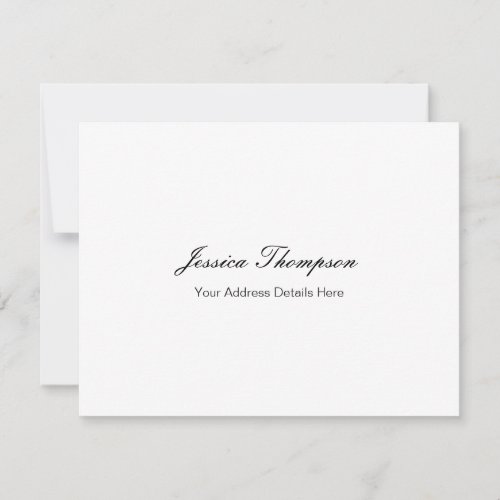 Modern Elegant Plain Simple Professional