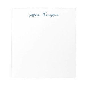 Modern Elegant Plain Simple Professional Notepad