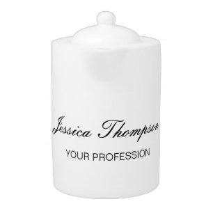 Modern Elegant Plain Simple Professional Teapot