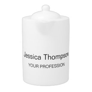 Modern Elegant Plain Simple Professional Teapot