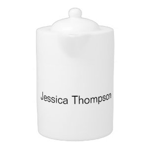 Modern Elegant Plain Simple Professional Teapot