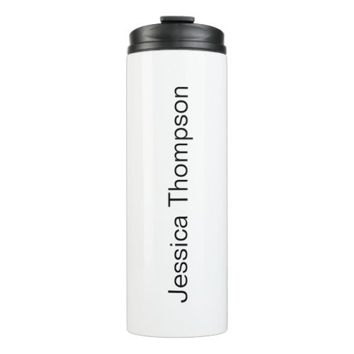 Modern Elegant Plain Simple Professional Thermal Tumbler