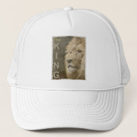 Modern Elegant Pop Art Lion Head The King Template