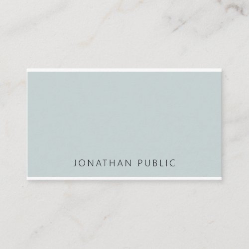 Modern Elegant Professional Blue Green Template Business Card