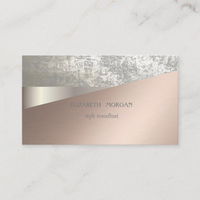 Modern  Elegant Professional,Geometric,Abstract Business Card (Front)